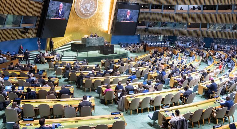 联合国大会全景：会员国齐聚《不扩散核武器条约》缔约方第十一次审查会议。